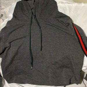 Cropped gray hoodie